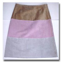 Ladies' Pig Suede Skirt