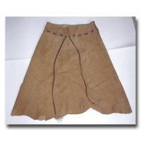Ladies' Lamb Suede Skirt