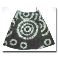 Ladies' Lamb Suede Tie Dyed Skirt
