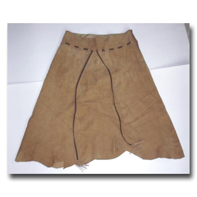 Ladies' Lamb Suede Skirt