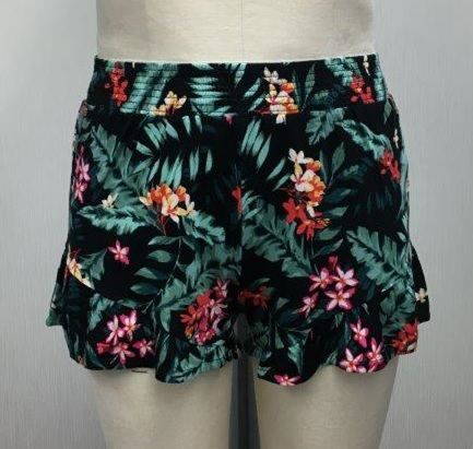 Ruffle Belted Short