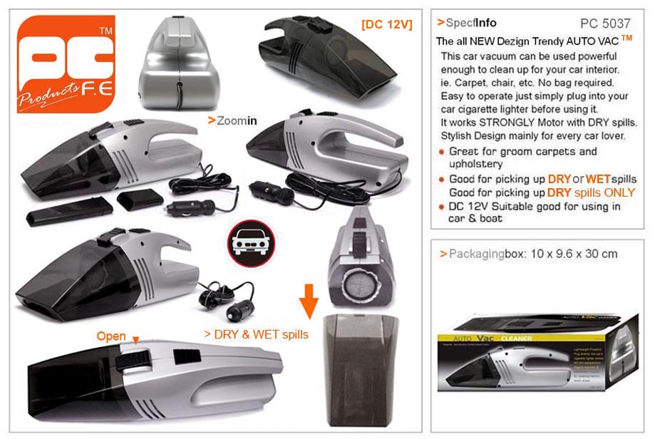 DRY or WET AUTO VAC TM