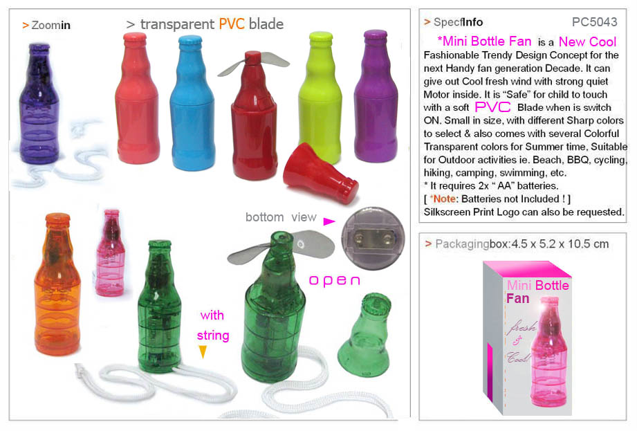 Mini Bottle Fan TM