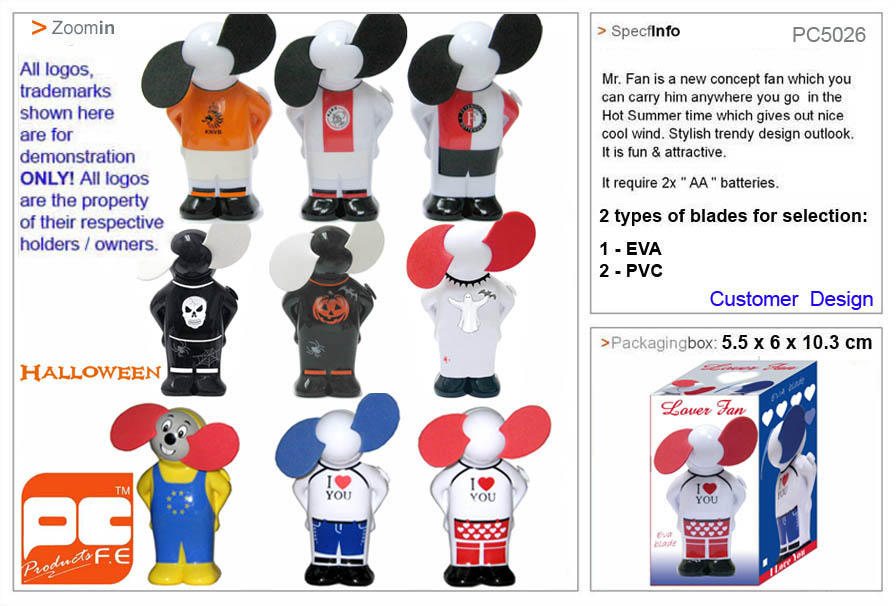Mini Mr. Fan - Customer Design