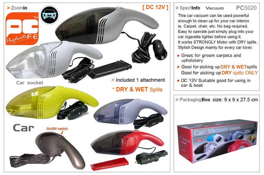 DRY & WET Car Vacuum TM