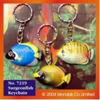 Blue Surgeonfish Keychain