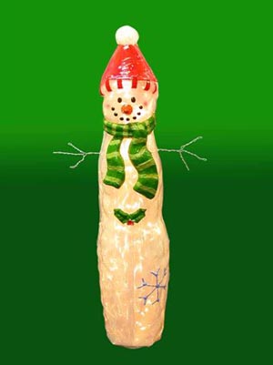 39.5 inches Shimmering Yard Snowman
