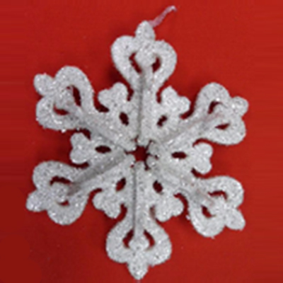 36cm Glitter 3D Snowflake w/hanging