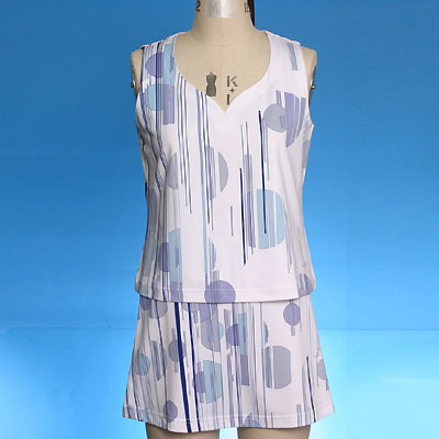 LADIES SPORT WEAR VEST + SKIRT