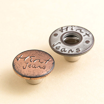 ANTIQUE LOOK JEANS BUTTON