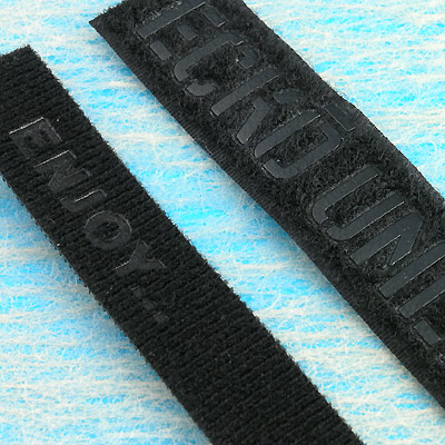 Fastener tape with logo