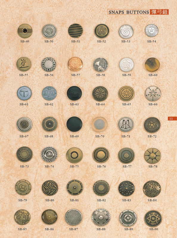 Sell Assort Types of Snap Buttons from T & T Buttons & Buckles (HK) Ltd.