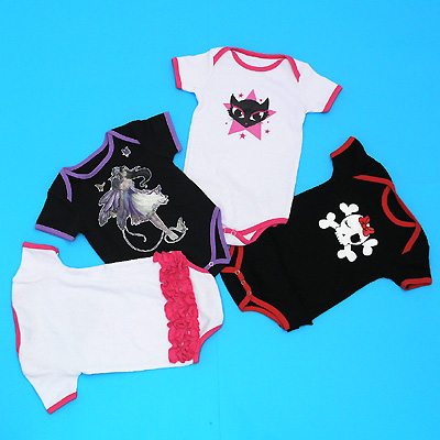 BABIES' SUNSUITS (RUBBER PRINT OR HEAT TRANSFER)