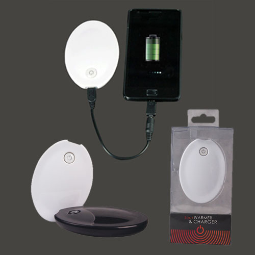 3-in-1 Rechargeable Warmer & Charger