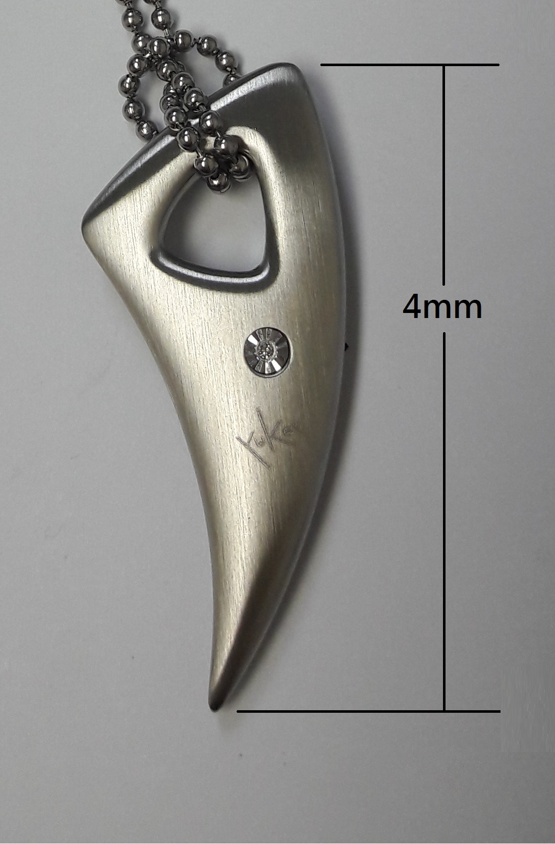Stainless steel pendant