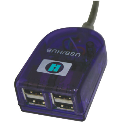 USB1.0 4 Port HUB with Cable