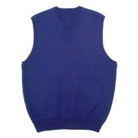 Men's Knitted 1x1 Rib Vest, 12GG