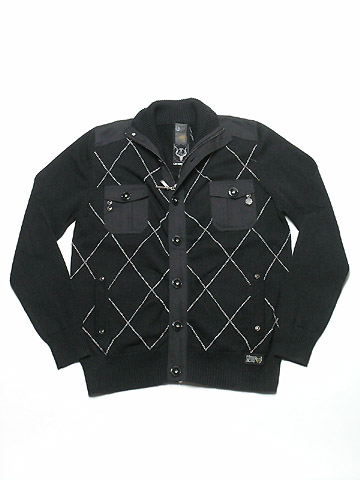 JACQUARD SWEATER JACKET