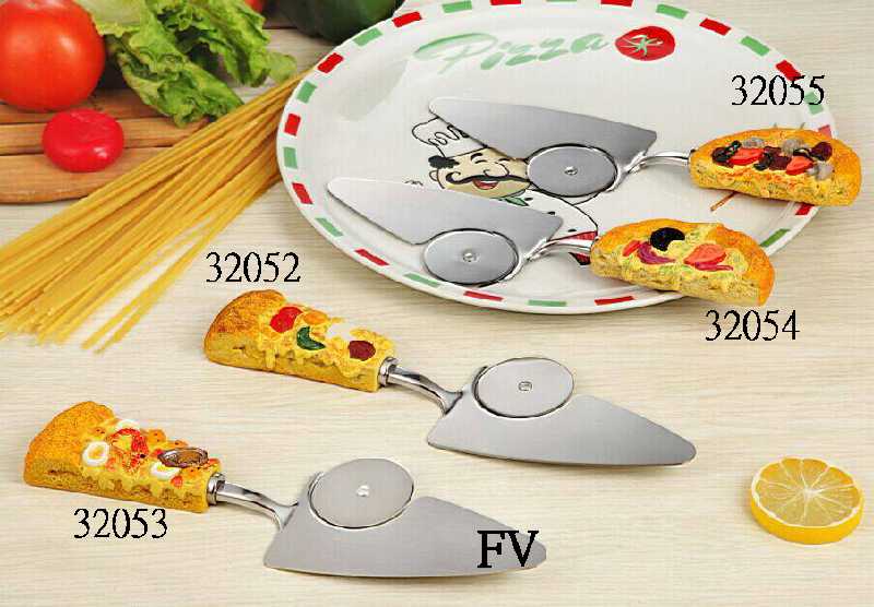 pizza cut & server