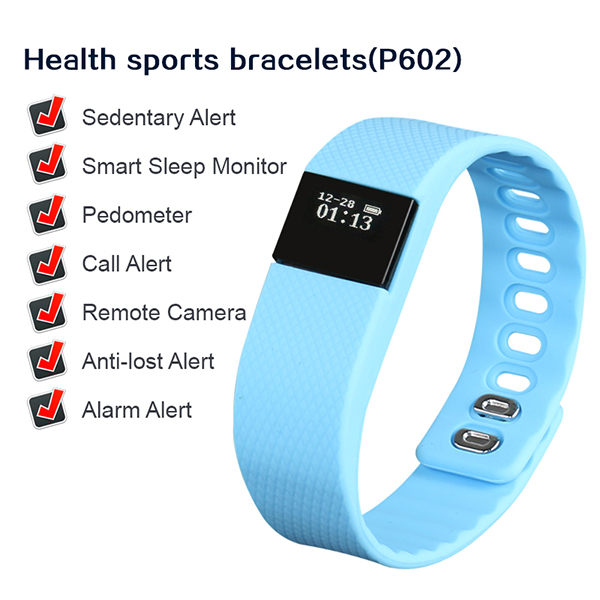 Fashion Sky Blue Health Care Sports High Quality Smart Watch OEM Watch
