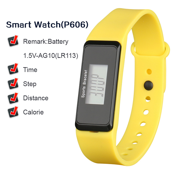 Fashion Dynamic Gift Watch Silicone Band Health Sports Smart Digital Watch