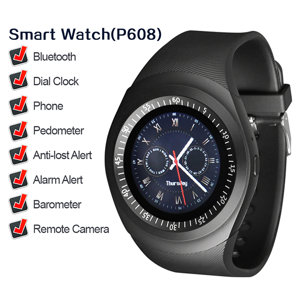 Simple Charm Men's Gift Watch Fashion Black Health Sports Smart Brand Watch