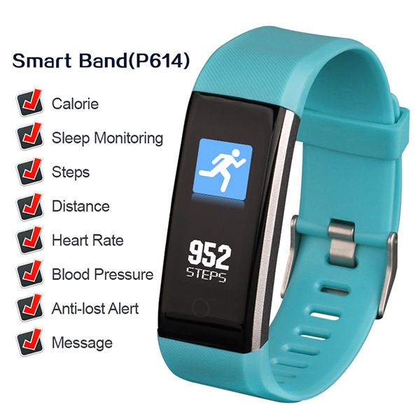 High Quality Health Sports Lake Blue Multifunctional Smart Watch Boxes Cases