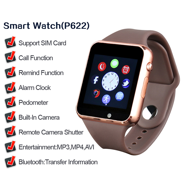 Wrist Watch Blood Pressure Monitor Smart Watch Waterproof IP68