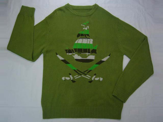 Sell Men's Long Sleeves Crew Neck Pullover.