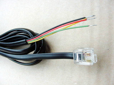 DC Line Cord With Modular Plug