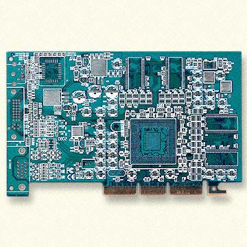 High Performance Multilayer PCB with Four to Six Layers in Blue