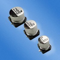 Surface-Mounted V-Chip Aluminum Electrolytic Capacitor for SMD, Height 5.4mm