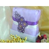 Single sachet with embroidery