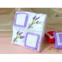 Set of 4 square sachet with embroidery