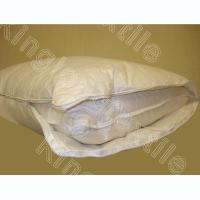 Adjustable L zipper down or polyester filled pillow protector