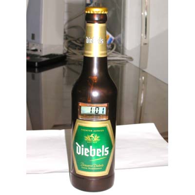 Bottle Shape Time Radio