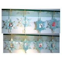 3D Snowflake Water Globe Ornaments