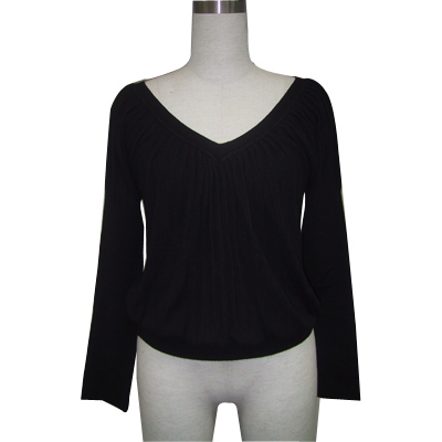 LADIES' 60% RAYON 40% ACRYLIC SWEATER 14GG