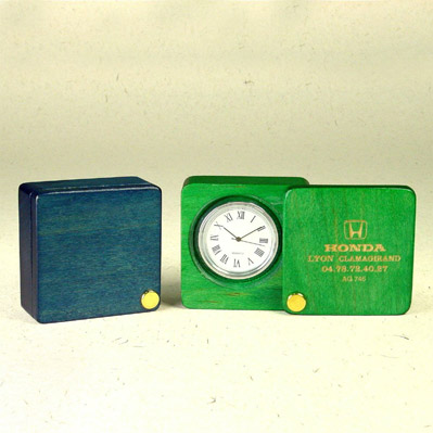 Sell Mini Wooden Clock with logo engraved