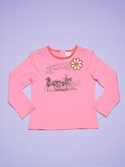 Girl's knitted T-shirt