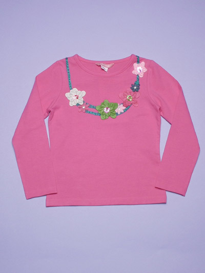 Girl's knitted T-shirt