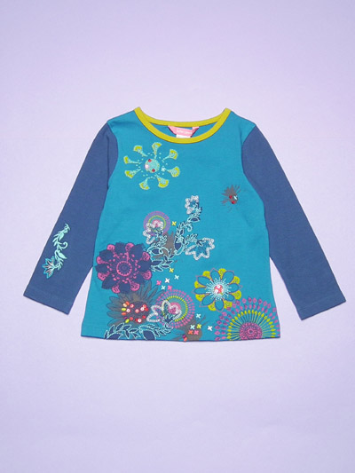 Girl's knitted T-shirt