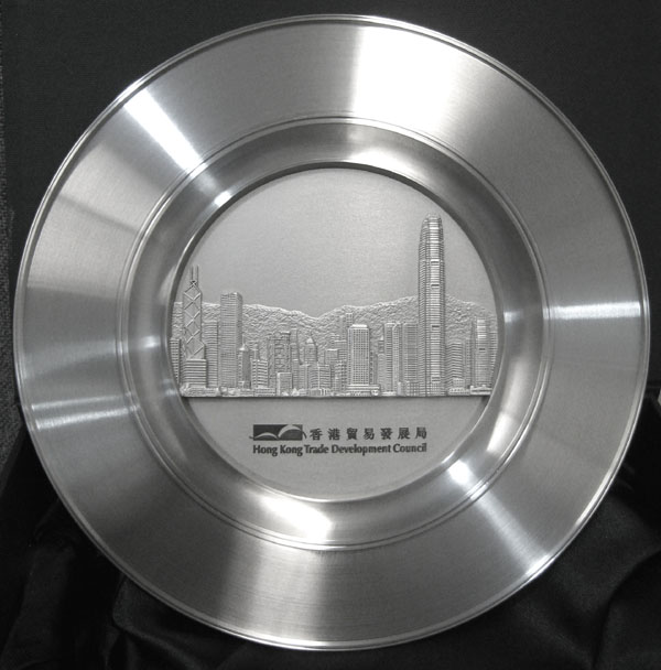 Pewter Plate, HK scenery + HKTDC