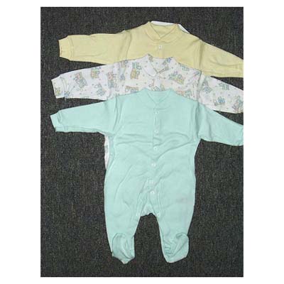 Sleepsuit Pack of 3 Assorted
