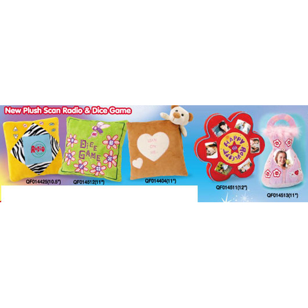 Plush Scan Radio and Dice Game