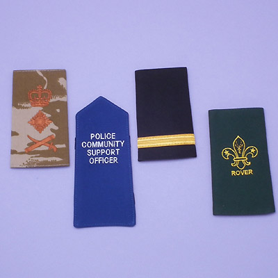 Embroidered slider