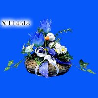 Tulip, Duck, Mini Mun & Ivy W/Grass Wreath