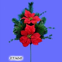 26 inches Mixed Pine Spray W/21 Tips W/Decoration