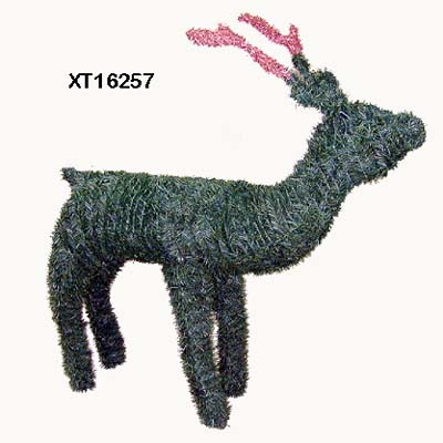 PVC Pine Reindeer (L103CM x W84CM x H21CM) (K.D.P.)