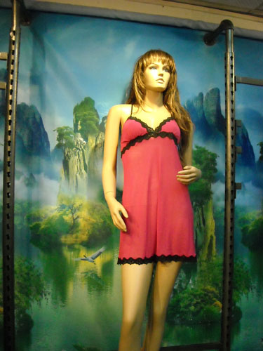 Ladies 100% nylon chemise